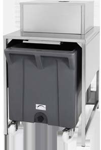 Brema BRB100 - Ice storage bin with roller bin