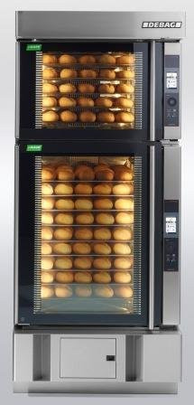 Debag Dila 10+5 - Electric  5 + 10  600 x 400mm Rack Convection ovens stacked