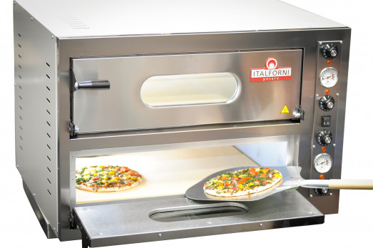 Italforni EK44 Twin deck electric pizza oven - 8 x 13" Pizzas