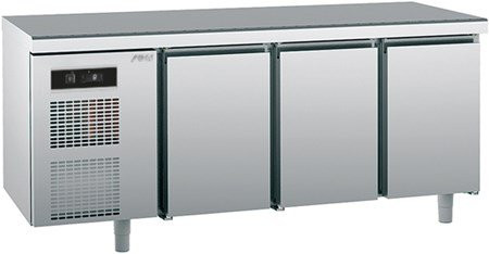 Sagi KUJBM 3 door refrigerated counter - Slimline 600mm