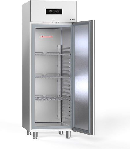 Sagi NE70B Upright Single door freezer - 2/1gn