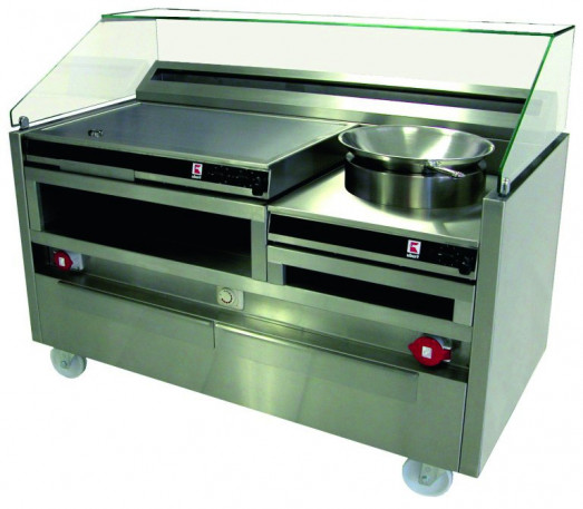 UBert CAM1400 - Mobile front of house cooking extraction unit