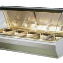 Ubert Gourmetline DHTG Countertop or Floorstanding heated display with Static heat
