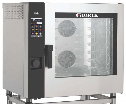 Giorik Movair MTG7W-R 7 rack Gas Combi/Bake off oven with wash system