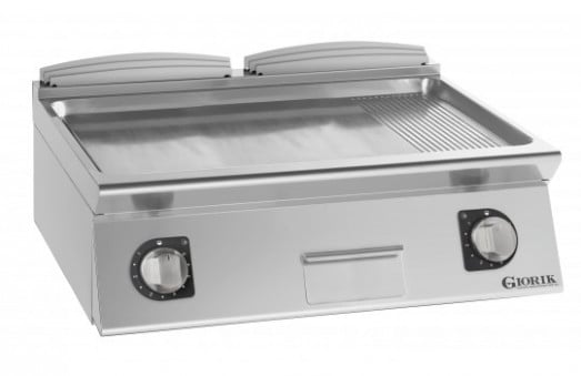 Giorik 70 Top FME741TCRX Electric griddle - Chrome plated 1/3Ribbed + 2/3 Smooth