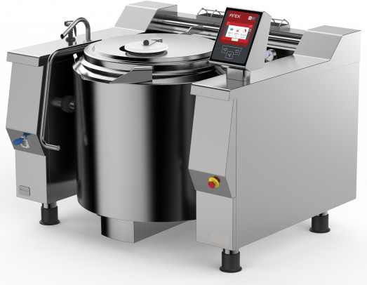 Firex Basket PRIG320M V1 301 Ltr Gas InDirect heat tilting kettles with stirrer with Touchscreen programmable controls