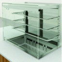 Emainox Elegance 8046530HC 4 x 1/1gn Drop In 3 tier Refrigerated Display + Dolewell base - Operator serve