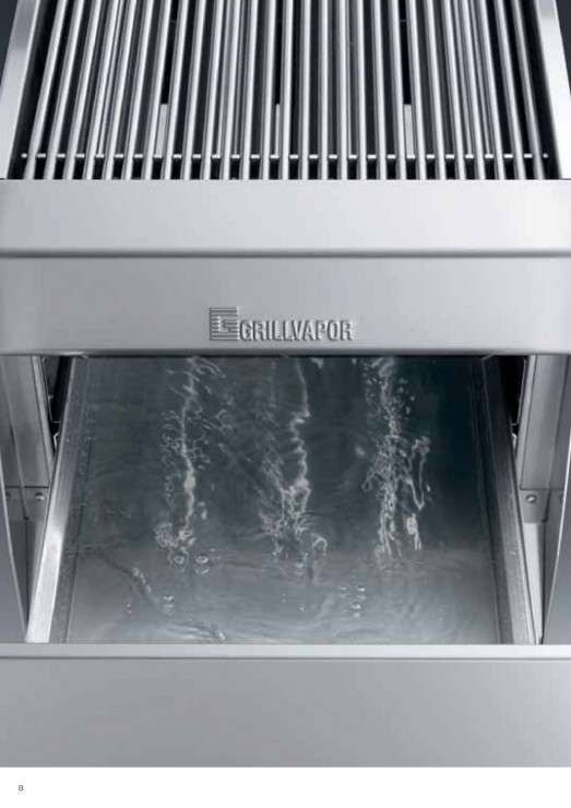 Arris Grillvapor GV419C Chicken gas radiant chargrill with Plumbed in water tray system