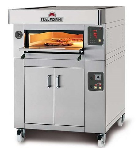 Italforni LSC-1 Heavy duty single deck pizza oven - 8 x 12" pizzas