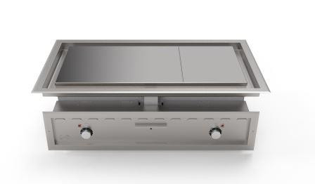 Mirror ME90 DI Drop In Electric Chrome Griddle/Plancha
