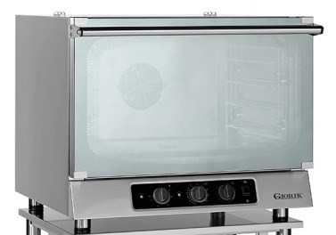Giorik MR42X 4 rack electric convection oven with humidity & 2 speed fan