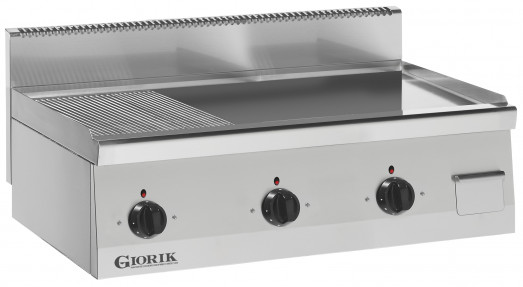 Giorik Snack 60 LGE6963X Slimline Electric griddle - 1/3 Ribbed + 2/3 Smooth