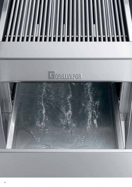 Arris Grillvapor GV809C Chicken gas radiant chargrill with water tray