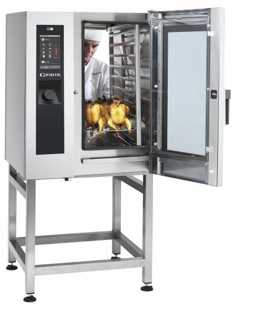 Giorik SETE101DD 10 x 1/1gn - Pass Thru Electric combi oven with wash system