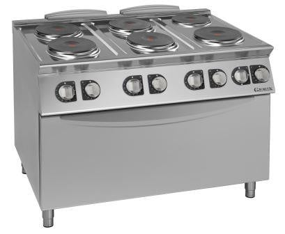 Giorik CE76TH - 6 ring electric range with maxi oven