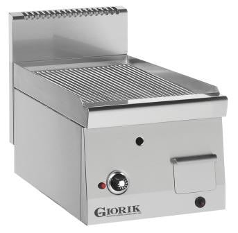 Giorik Snack 60 LGG4910X Slimline Gas griddle - ribbed plate