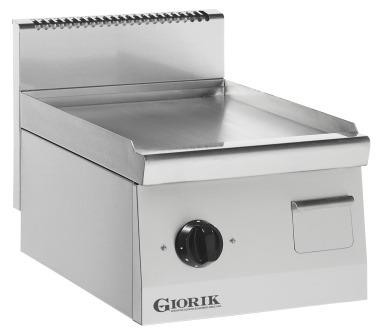 Giorik Snack 60 LGE4901X Slimline Electric griddle - Smooth plate