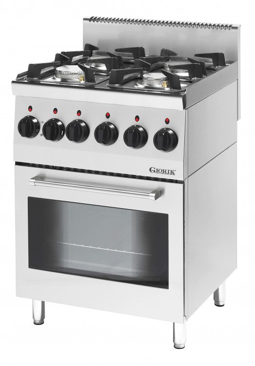 Giorik Snack 60 LPG694E 4 Burners with Electric convection oven
