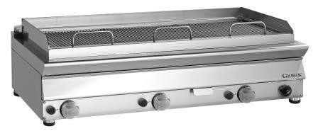 Giorik 70 Top GL76TV Gas radiant chargrill with water tray
