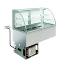 Emainox Elegance 8046905  3 x 1/1gn Drop In 2 Tier Refrigerated display + Dolewell base  -  Operator Service