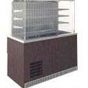 Emainox Wall Self Supreme 8087576 - 3 Shelves + 4 x 1/1gn  Refrigerated Grab & Go display with dolewell