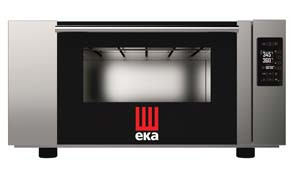 EKA MKF D1T - 1 x 600 x 400mm tray. 13amp Electric deck oven with steam