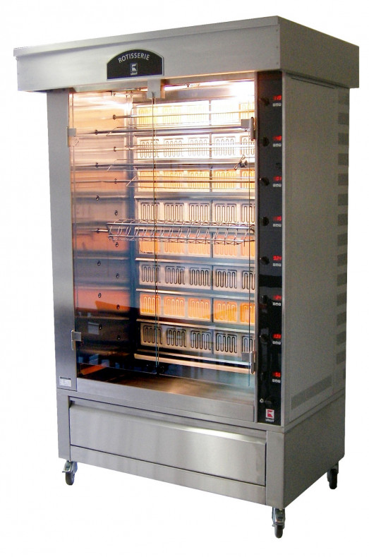 Ubert EXPO Electric Chicken Rotisserie - 7,11 or 15 Spit options