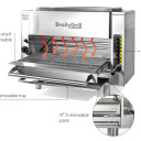Casta BRE7001 Heavy Duty Electric Overfired broiler - Steakhouse grill