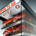 Ubert QS1 Floorstanding Grab & Go Heated display - 8 x 1/1gn capacity
