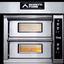 Moretti IDD60.60  Twin deck electric pizza oven - 8 x 12" Pizzas with Electronic controls