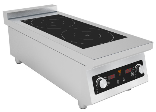 Chefs Range BE70IH2-5  70 Line  Counter top 2 Ring Induction hob - 2 x 5kw power