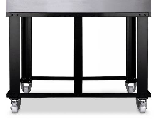 Moretti Forni 0E020100 S/40 Mobile stand for Triple deck P120A oven - 400mm high