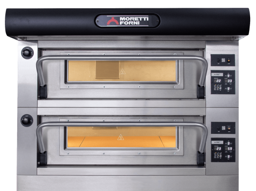 Moretti Forni Series PB80E-2.  4 Tray - Twin Deck Electric Bakery oven