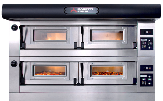 Moretti Forni PB120EA-2.  3 Tray - Twin Deck Electric Bakery oven