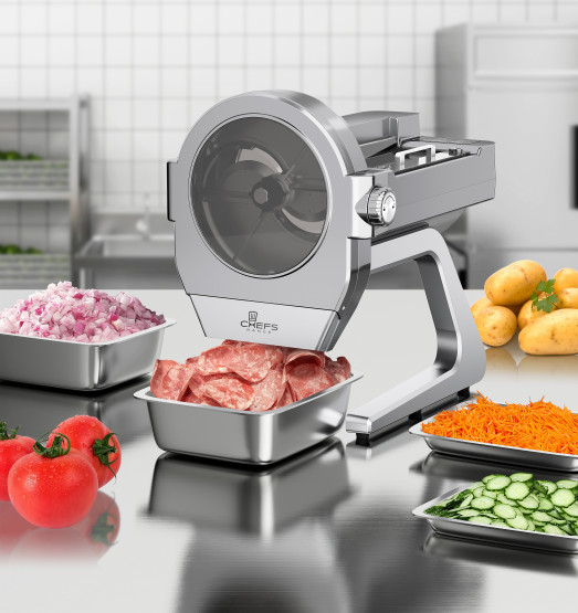 Chefs Range GJ810 Automatic High Speed food processor - Slices, Dices, Shreds